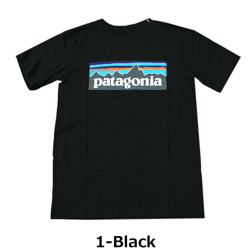 PATAGONIA パタゴニア Tシャツ キッズ 110 120 130 140 150 160cm オーガニックコットン 半袖Tシャツ ロゴ 半袖  子ども服 男の子 女の子 送料無料 Pat