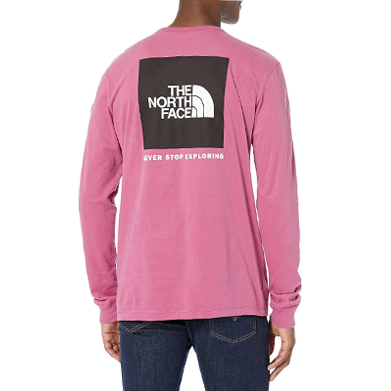 THE NORTH FACE メンズ長袖Tシャツ、カットソー（色：ピンク系）の商品