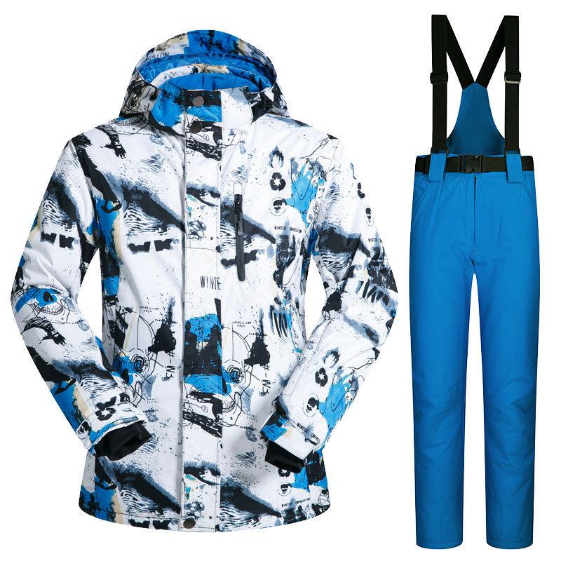 スノーボードウェア スキーウェア スノボウェア スノーウェア新作 メンズジャケット パンツストレッチ 上下セット ウェア 防寒 防風｜jewel-fasion｜10