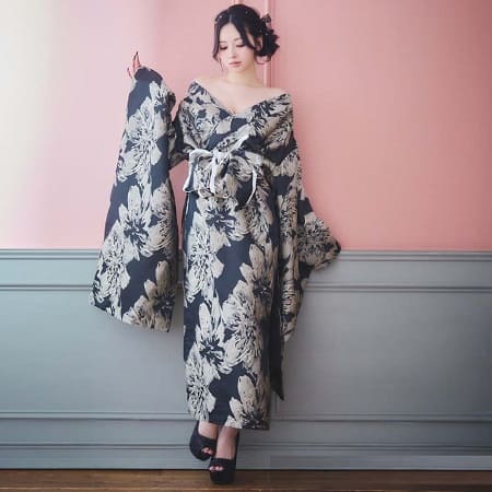 浴衣 ドレス 大人 着物 和風 花魁 コスプレ よさこい 衣装 浴衣ドレス