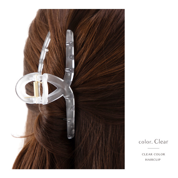 Jewel VOX ヘアクリップ ヘアアクセ クリップ バンスクリップ クリア