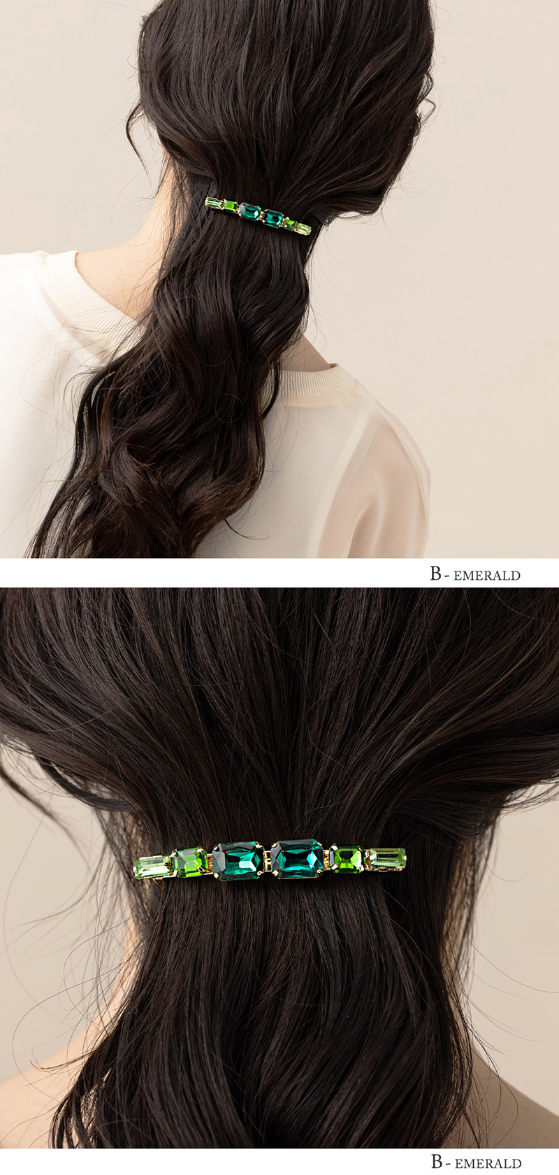 Jewel VOX バレッタ 大きめ ヘアアクセサリー レディース 髪留め