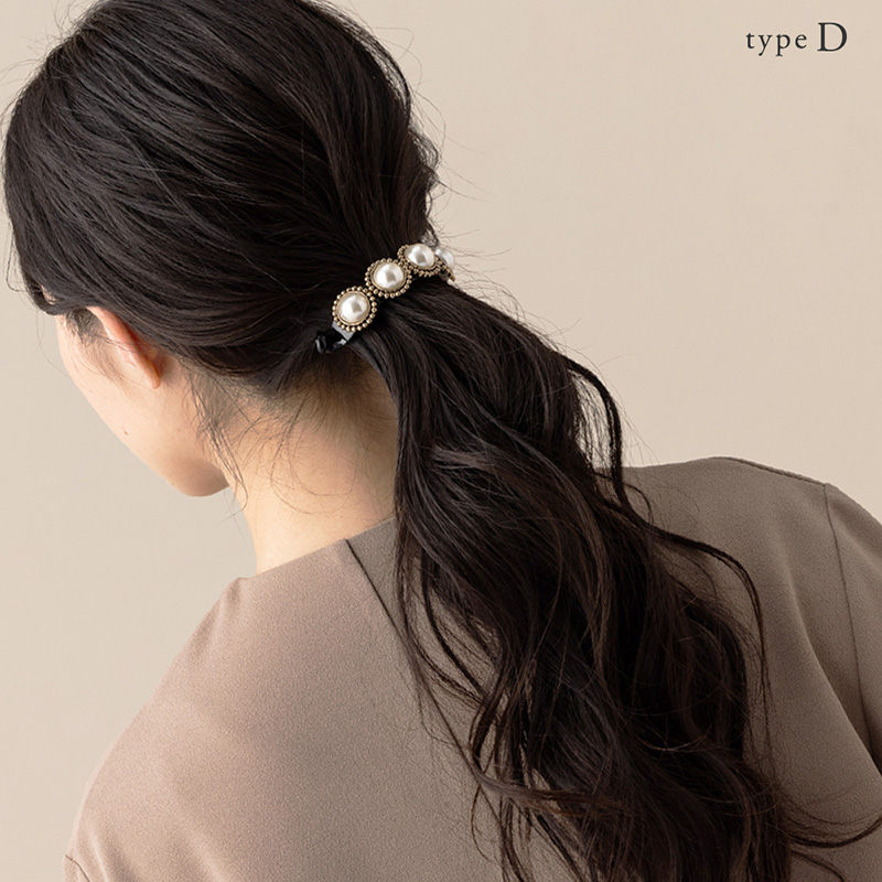 Jewel VOX ヘアクリップ ヘアアクセ レディース アンティーク風 ボタン