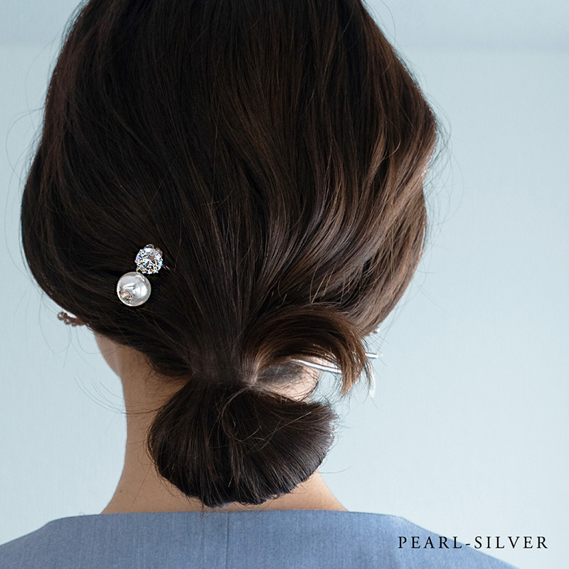 かんざし 簪 レディース ヘアアクセサリー へアスティック 二本差し U