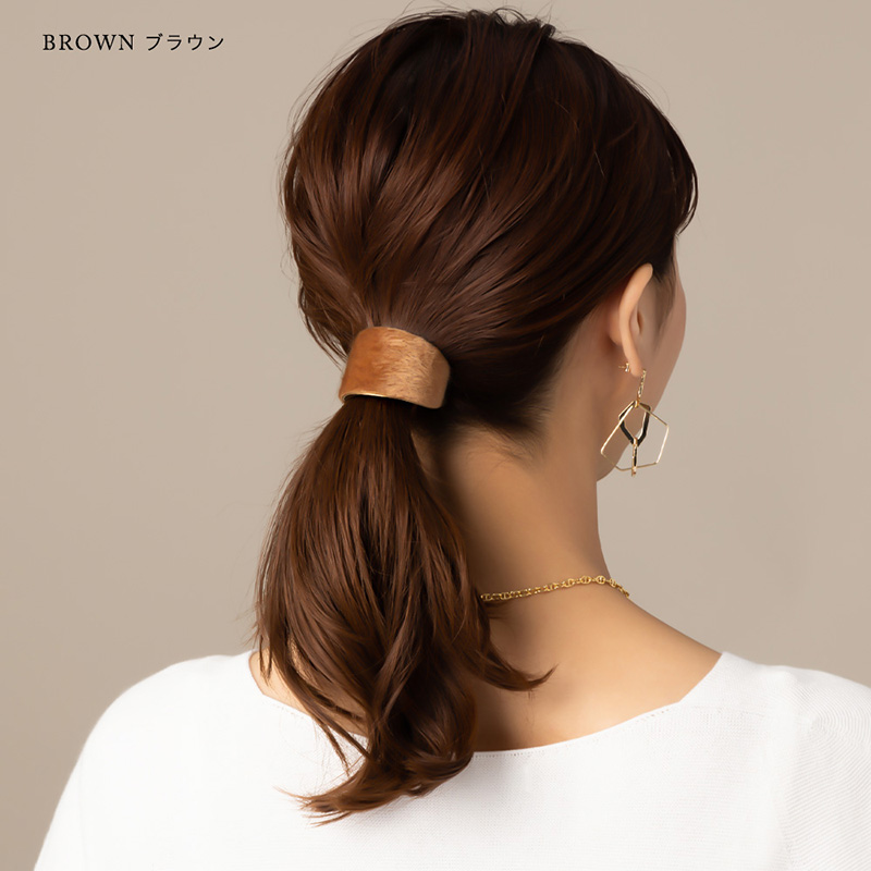 Jewel VOX ポニーフック ヘアーフック レディース ヘアアクセ ハラコ風