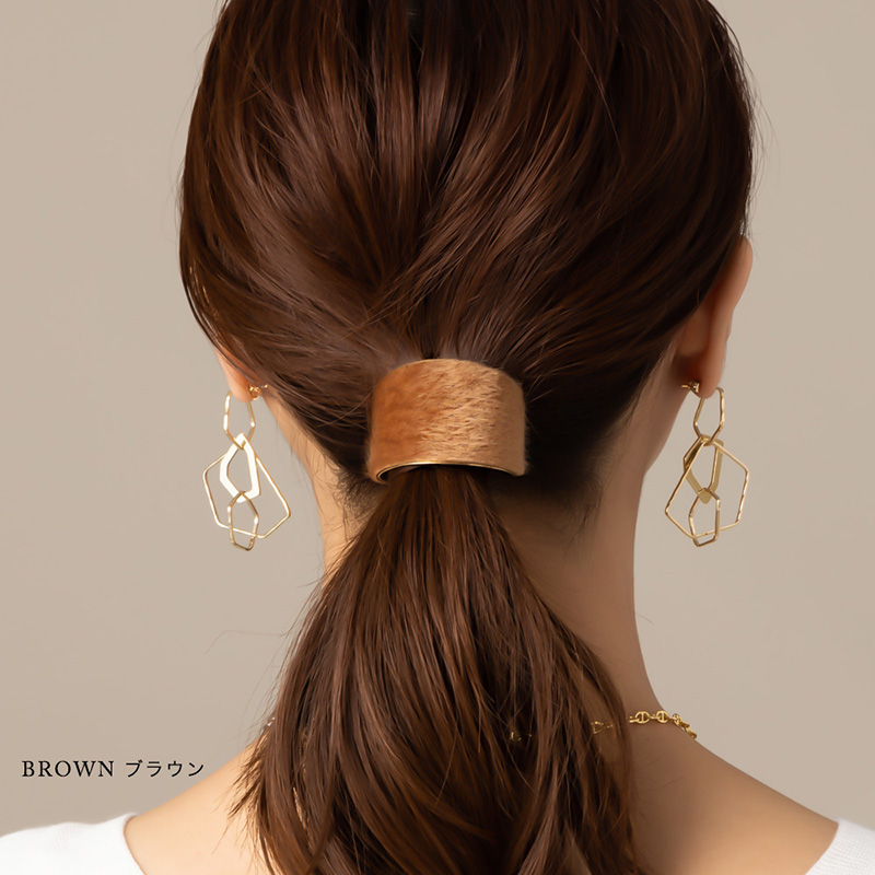 Jewel VOX ポニーフック ヘアーフック レディース ヘアアクセ ハラコ風