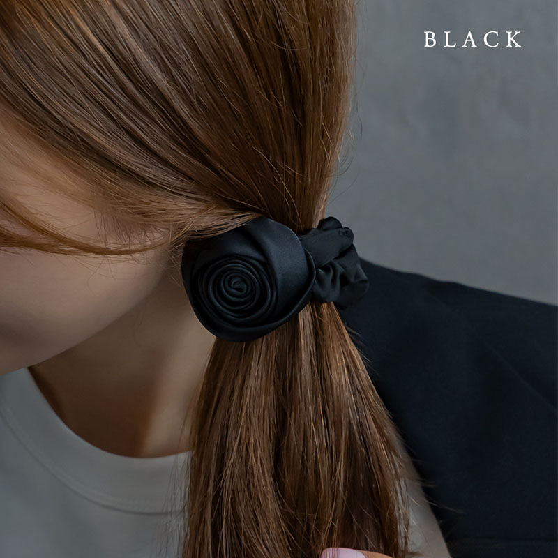 Jewel VOX シュシュ ヘアゴム ヘアアクセサリー レディース バラ 薔薇