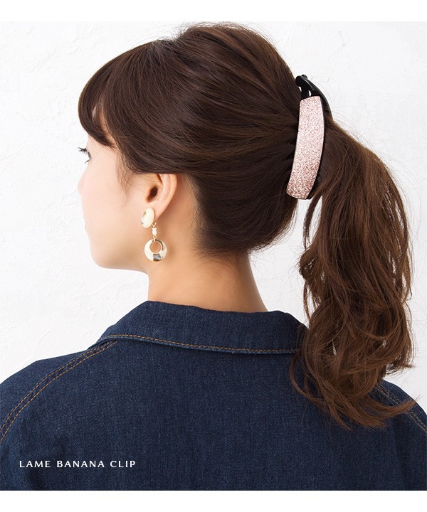 Jewel VOX バナナクリップ レディース カーブ ラメ グリッター まとめ