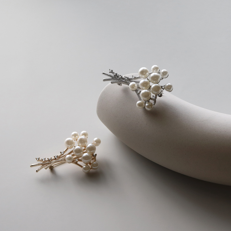 ❤お得なお品❤シュヴァルピンブローチ シルバー金具 エルメス ストールや帽子にも Jewel VOX ブローチ ストールピン 安全ピン レディース フラワー