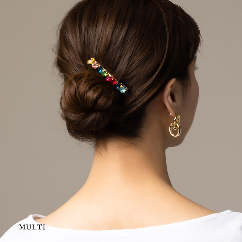 Jewel VOX ヘアクリップ ヘアアクセ 前髪クリップ 髪留め ビジュー