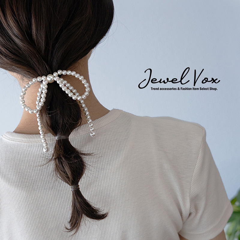 Jewel VOX ポニーフック レディース ヘアーフック ヘアアクセ パール