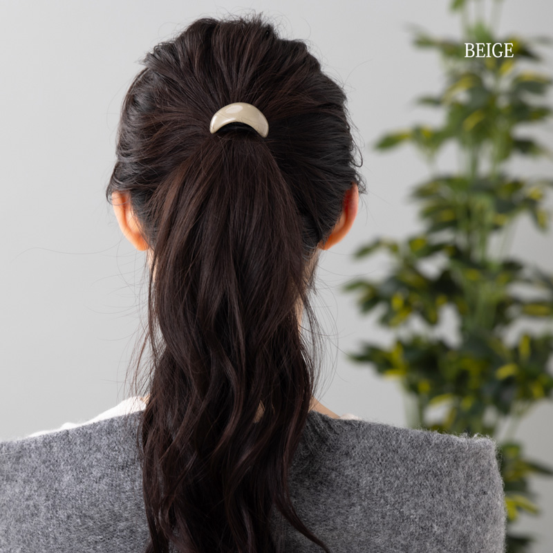 Jewel VOX ヘアゴム ヘアアクセ ヘアポニー くすみカラー 半円