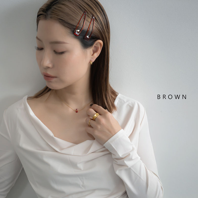 Jewel VOX ヘアピン 2本セット パッチンどめ ヘアアクセサリー