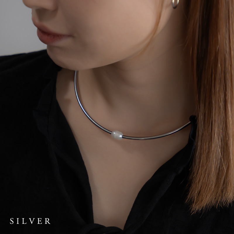 Jewel VOX ネックレス チョーカー レディース ステンレス製 金属