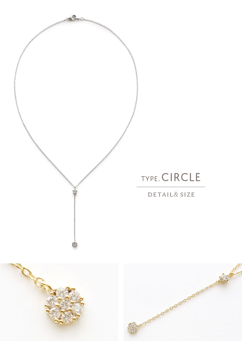 Jewel VOX ネックレス レディース 金属アレルギー対応 Y字 チェーン