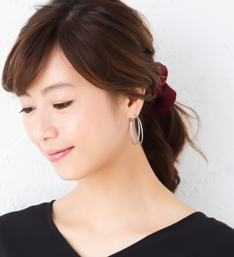Jewel VOX フープピアス レディース イヤリング 金属アレルギー