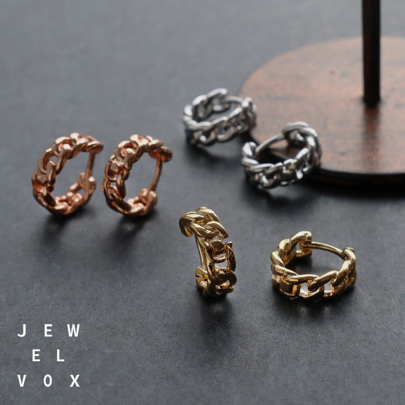 Jewel VOX フープピアス レディース 金属アレルギー対応 小さい 小ぶり