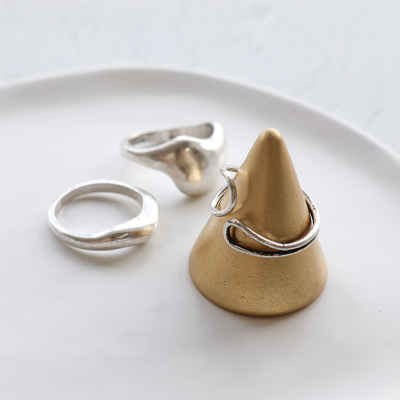 Jewel VOX 指輪 リング レディース 3点セット セットリング 幅広