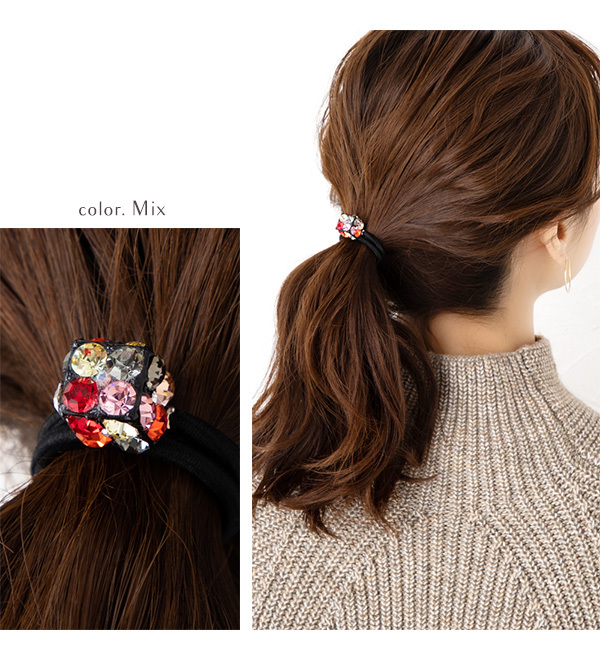 Jewel VOX ヘアゴム ヘアアクセサリー レディース キューブ