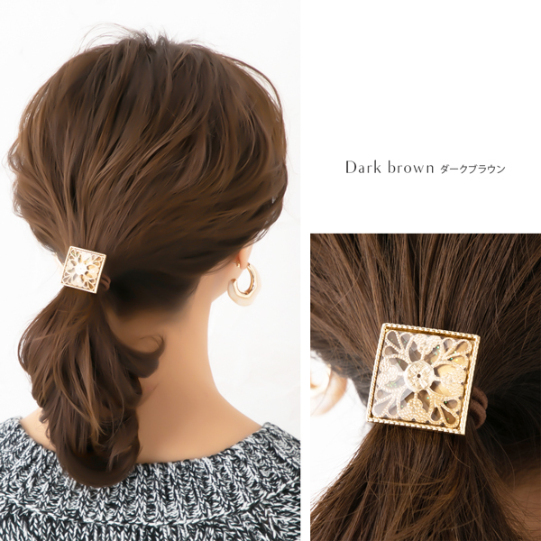 Jewel VOX ヘアゴム ヘアアクセサリー ヘアポニー オリエンタル