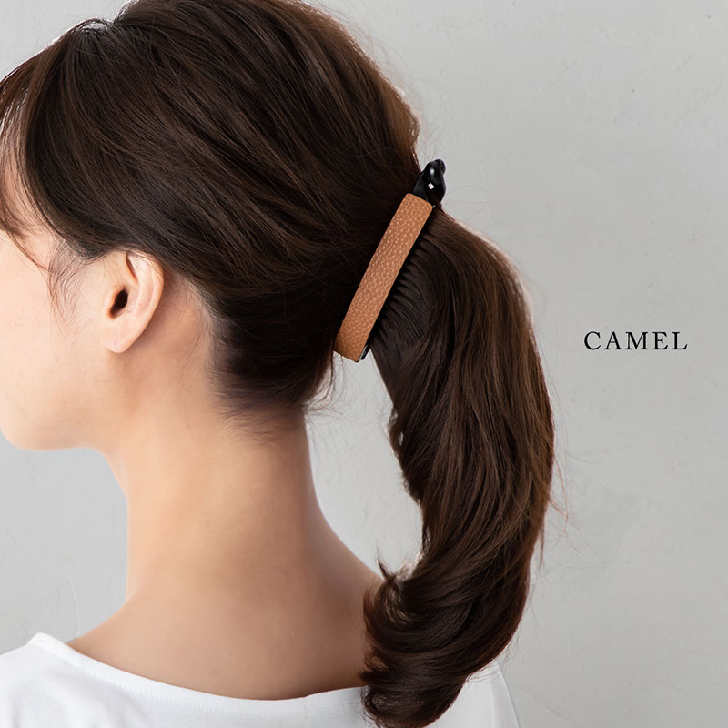 Jewel VOX バナナクリップ ヘアクリップ ヘアアクセ レディース レザー