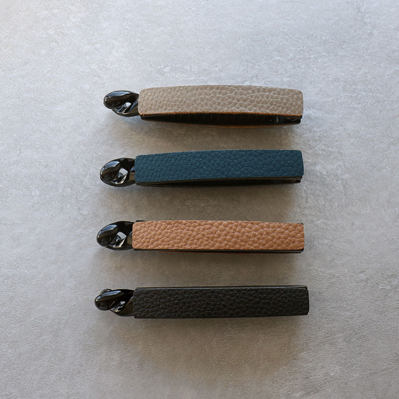 Jewel VOX バナナクリップ ヘアクリップ ヘアアクセ レディース レザー