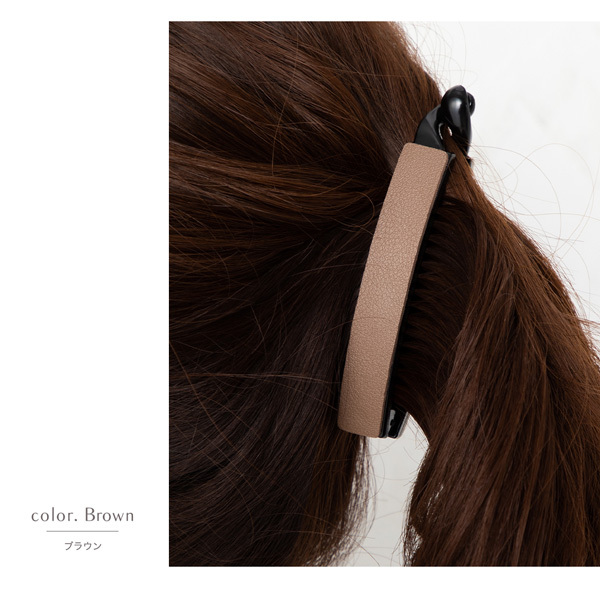 Jewel VOX バナナクリップ 小さめ ヘアクリップ ヘアアクセ レディース