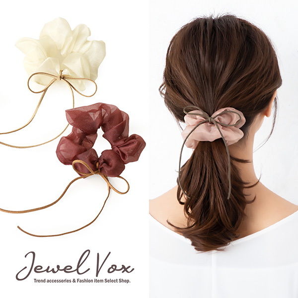 Jewel VOX シュシュ ヘアゴム ヘアポニー レディース