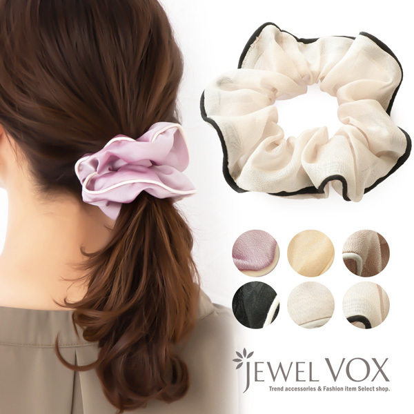 Jewel VOX シュシュ ヘアゴム レディース ヘアアクセサリー
