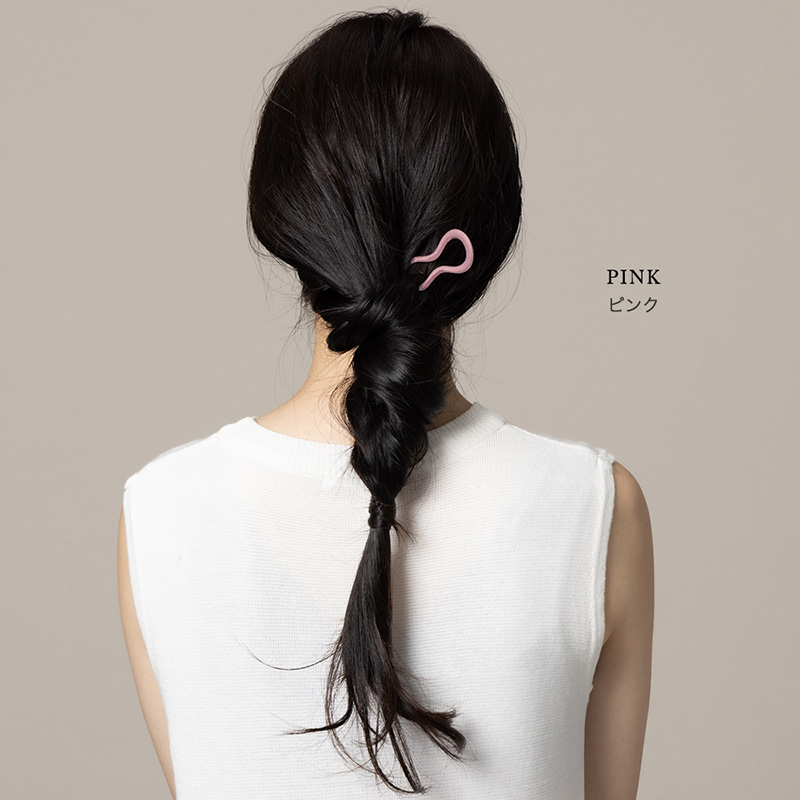 Losau シルバー ヘアクリップ かんざし