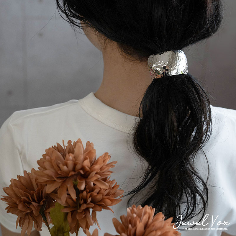 Jewel VOX ポニーフック ヘアフック ヘアアクセサリー メタル 槌目加工