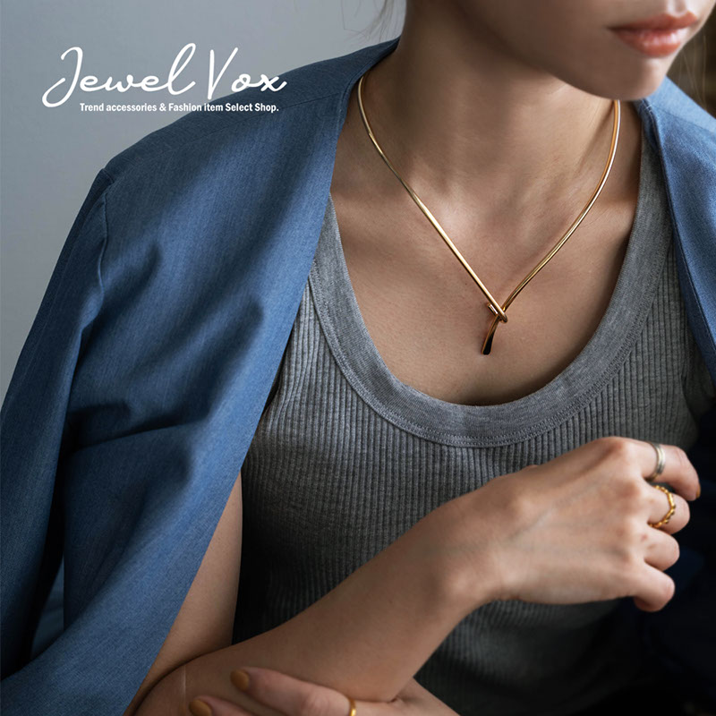 Jewel VOX ネックレス チョーカー ネックカフ ショート レディース