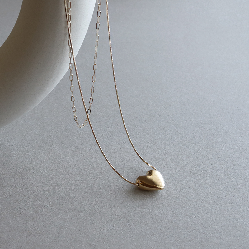 Jewel VOX ネックレス ニッケルフリー 金属アレルギー チェーン 2連