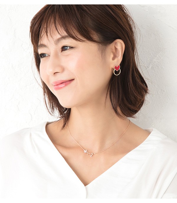 ジルコニウムショートネックレス TWINKLY  ゴールド 000000009278_iQShb9i.jpg