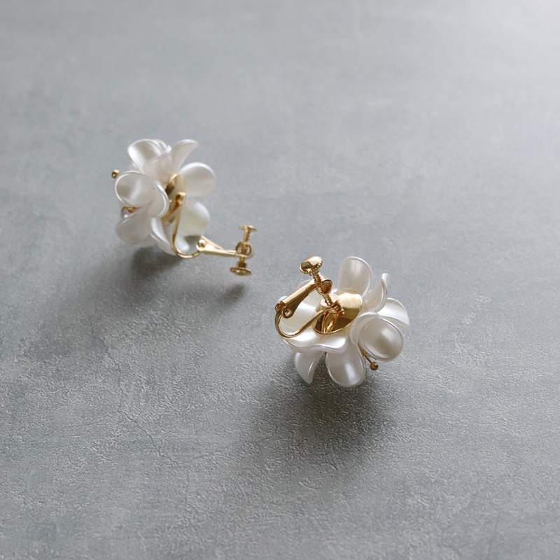Jewel VOX ピアス イヤリング ニッケルフリー パール 花 フラワー