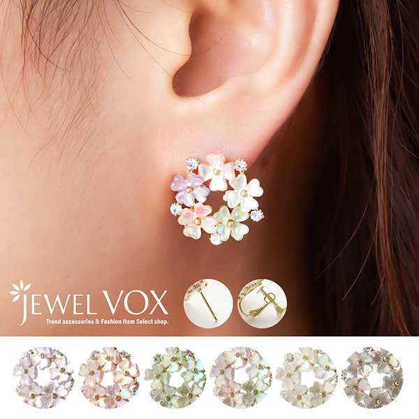 Jewel VOX ピアス レディース イヤリング 金属アレルギー対応