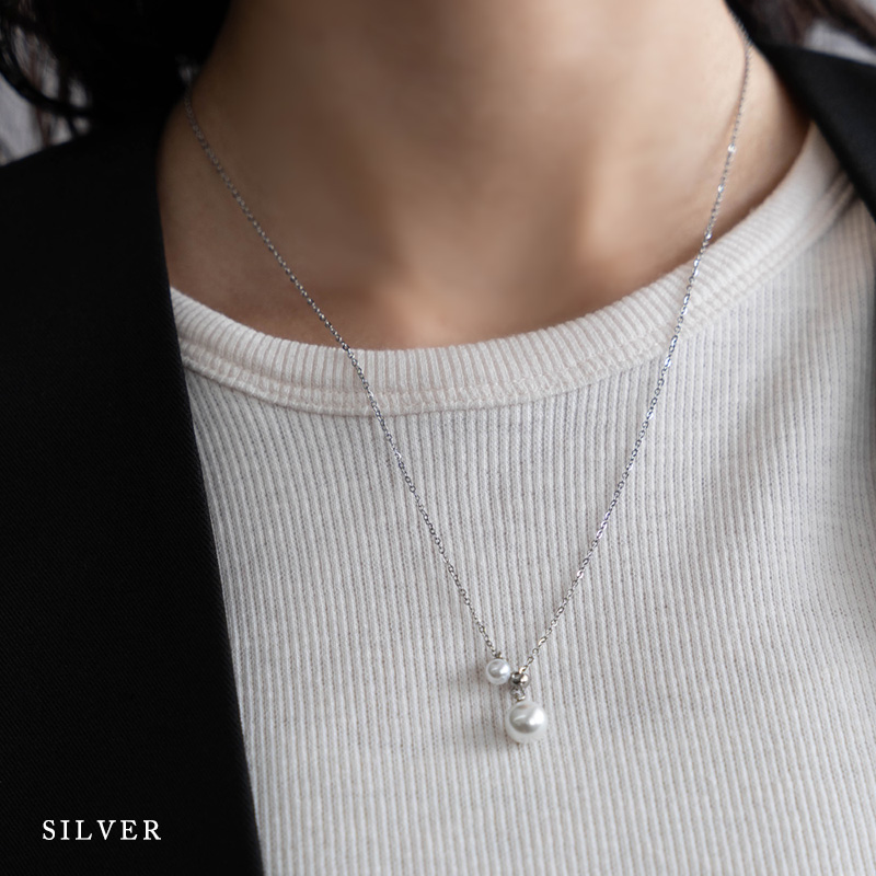Jewel VOX ネックレス レディース ショートネックレス パール Y