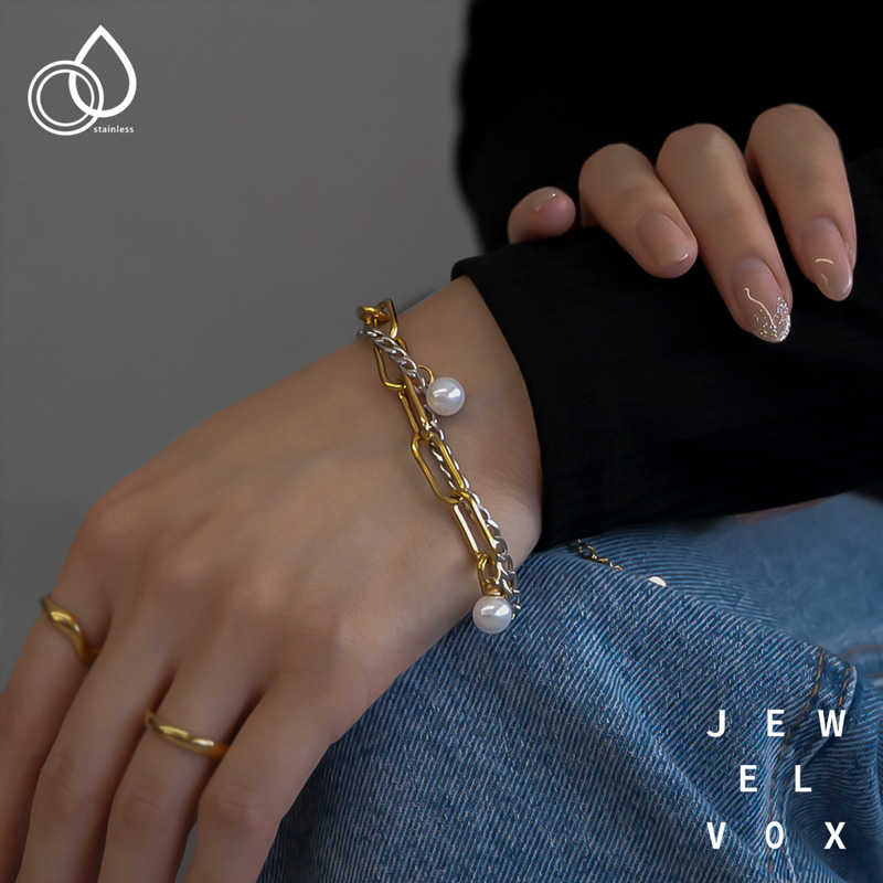 Jewel VOX ブレスレット レディース ステンレス製 金属アレルギー