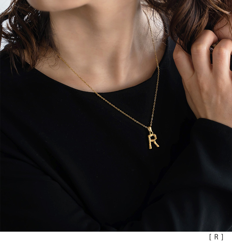 Jewel VOX ネックレス レディース イニシャルネックレス 30代 40