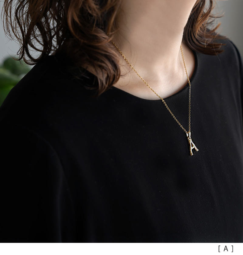 Jewel VOX ネックレス レディース イニシャルネックレス 30代 40