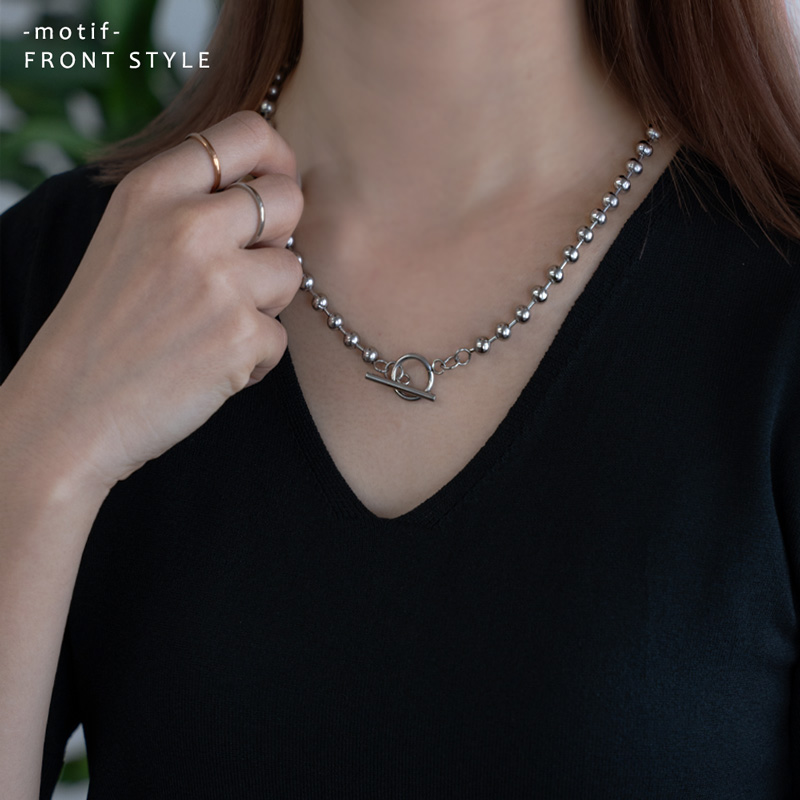 Jewel VOX ネックレス レディース ショート サージカルステンレス 金属