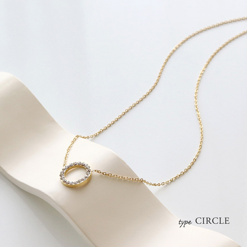 Jewel VOX ネックレス ステンレス製 レディース ショート サージカル