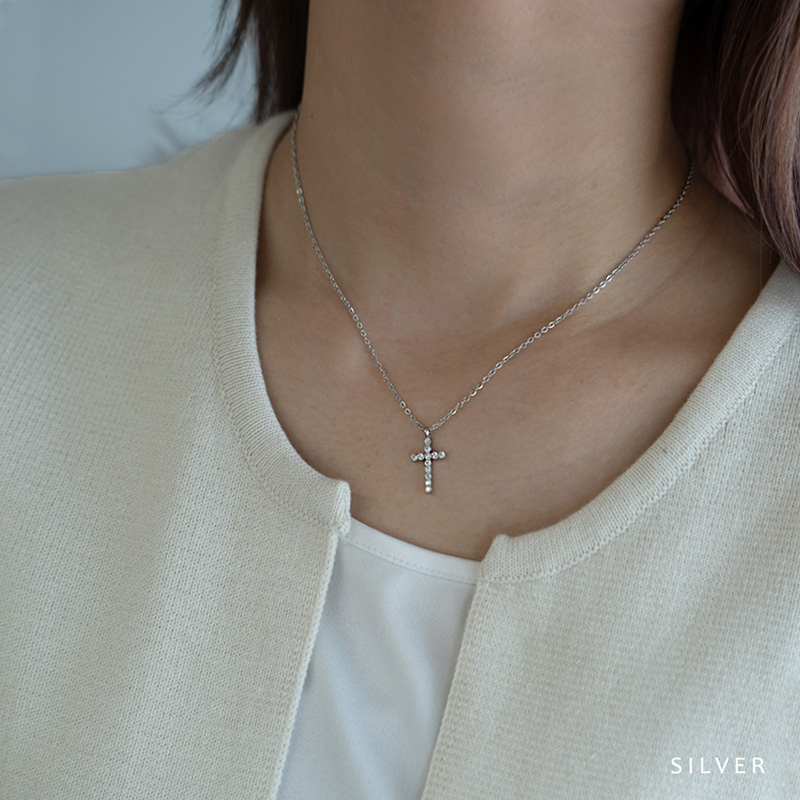 Jewel VOX ネックレス レディース ショート サージカルステンレス 金属