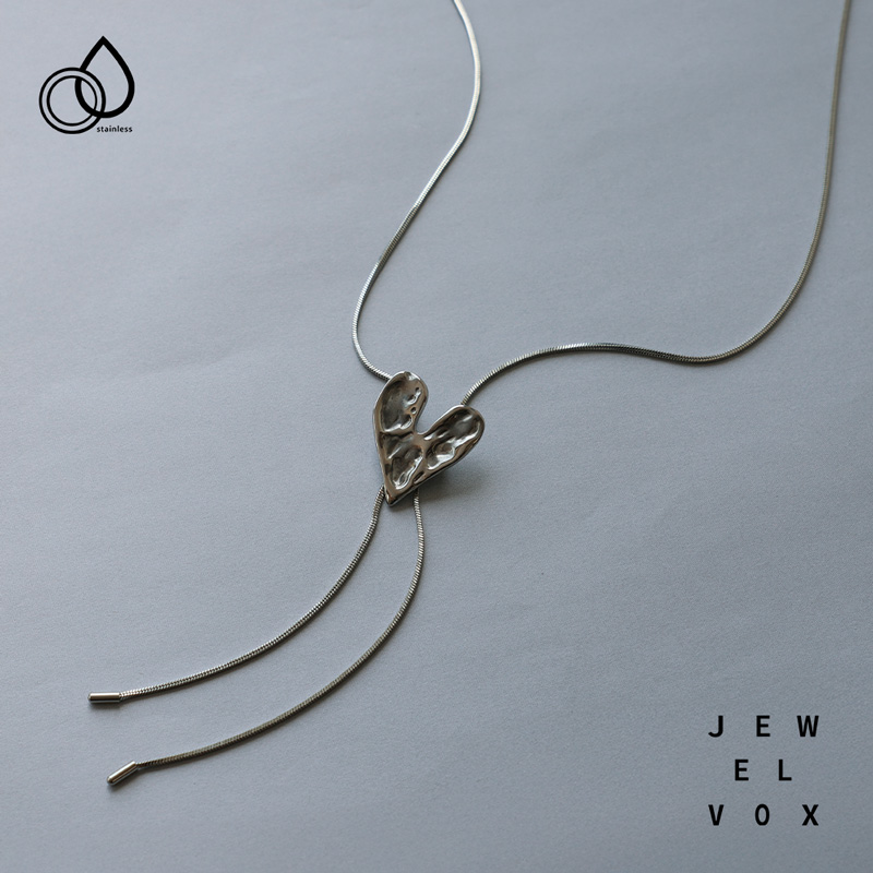 sumikaneko シルバーロングネックレス&シルバーリング　セット Jewel VOX ネックレス ロング レディース 金属アレルギー サージカル