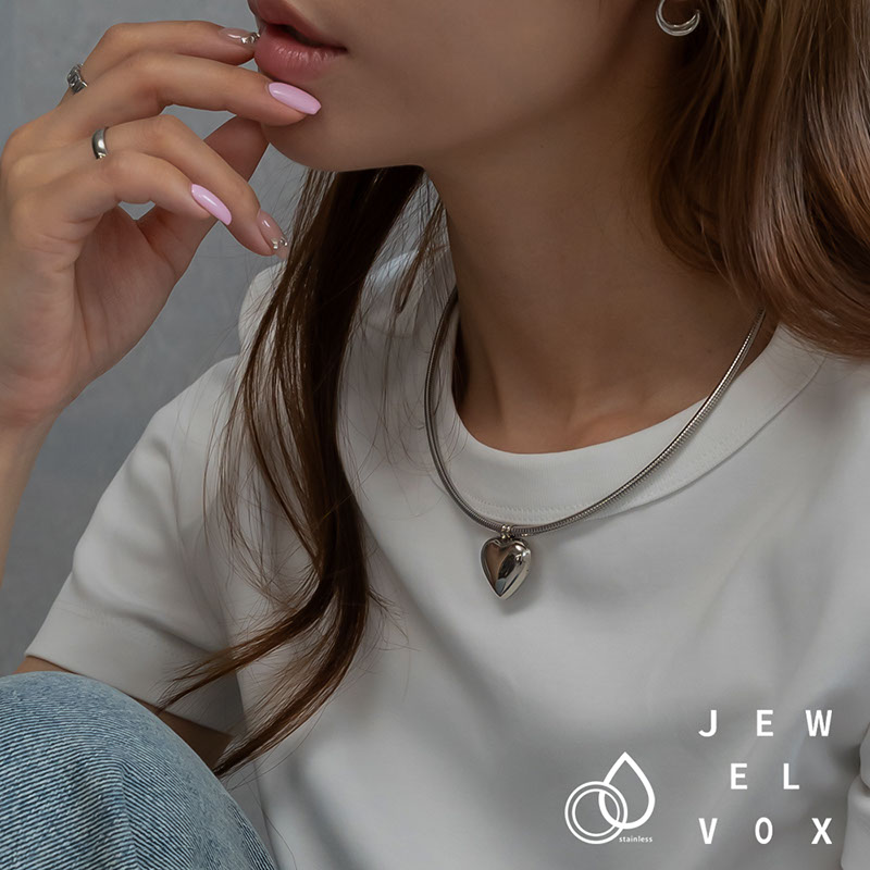 Jewel VOX ネックレス チョーカー レディース ステンレス製 金属