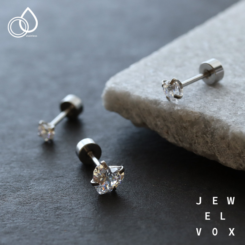 Jewel VOX ピアス レディース 片耳用 ボディピアス ハート 金属