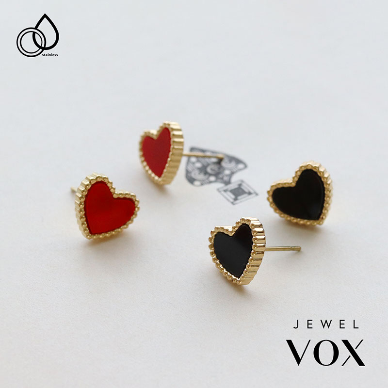 SALEレア14kgf アバロン×オイスターシェルのハートピアス Jewel VOX ピアス レディース 金属アレルギー対応 サージカル