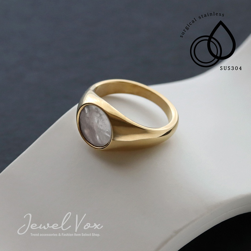 Jewel VOX 指輪 リング シェルプレート レディース ごつめ