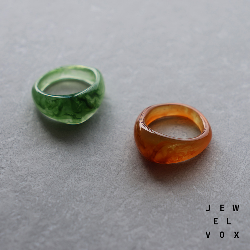 Jewel VOX リング 指輪 レディース アクリル マーブル 17号 普段使い