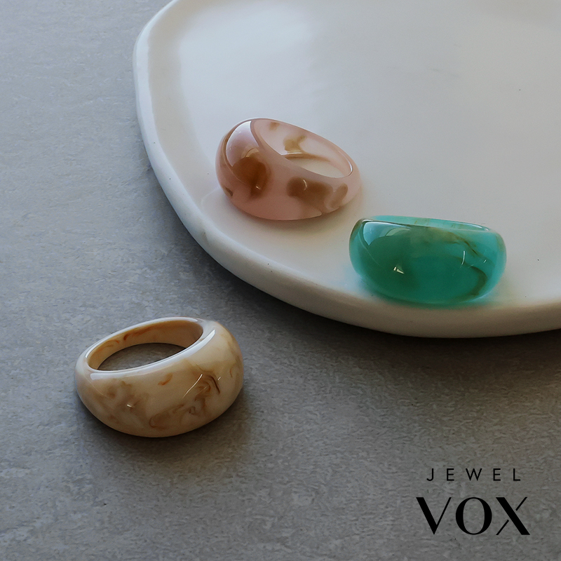 Jewel VOX リング 指輪 レディース 金属アレルギー アクリル樹脂